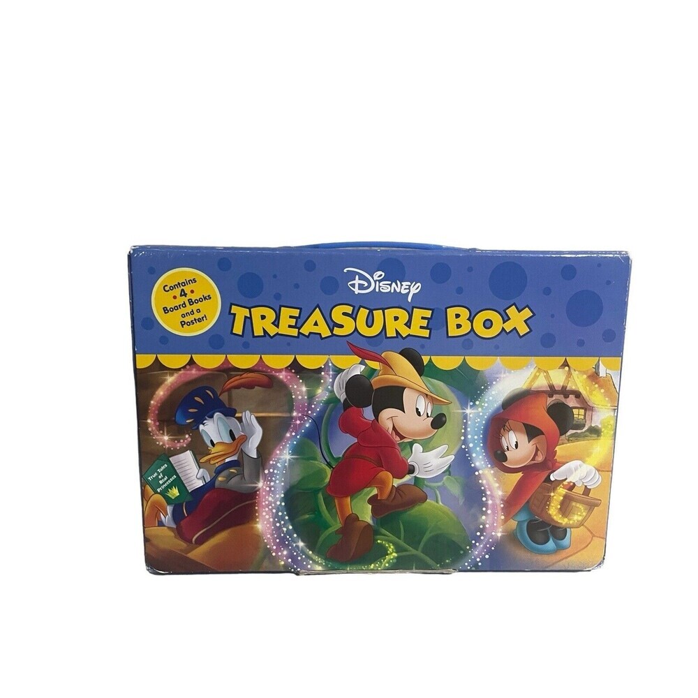 Disney Press Mickey & Friends Disney Treasure Box With 4 Board Books